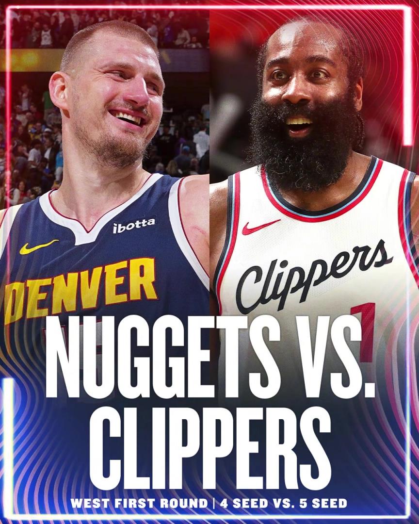 帶隊(duì)的神！哈登率快船鎖定西部第5，生涯從未缺席過季后賽！