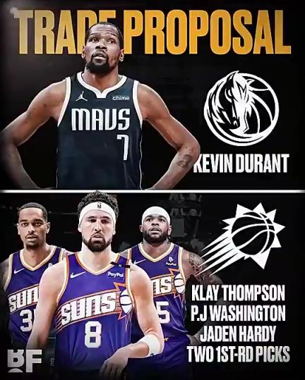 和歐文濃眉組三巨？美媒：獨行俠可用克萊+PJ+哈迪+倆首輪換KD-